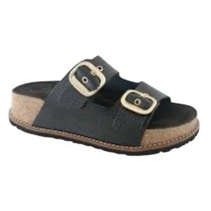 Yokono Oca - Black Platform Sandals - 39 (8.5)